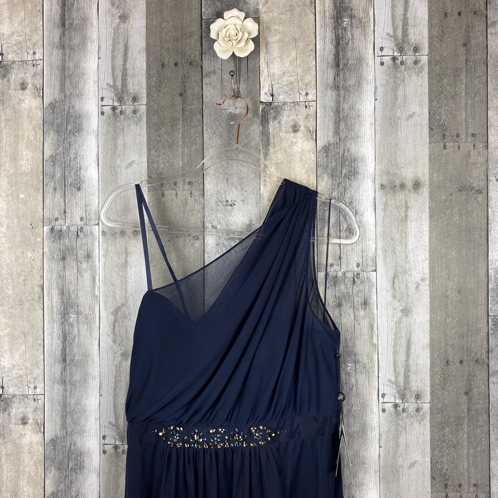 Adrianna Papell Love Story Midnight Dress Size 12 - Picture 5 of 8